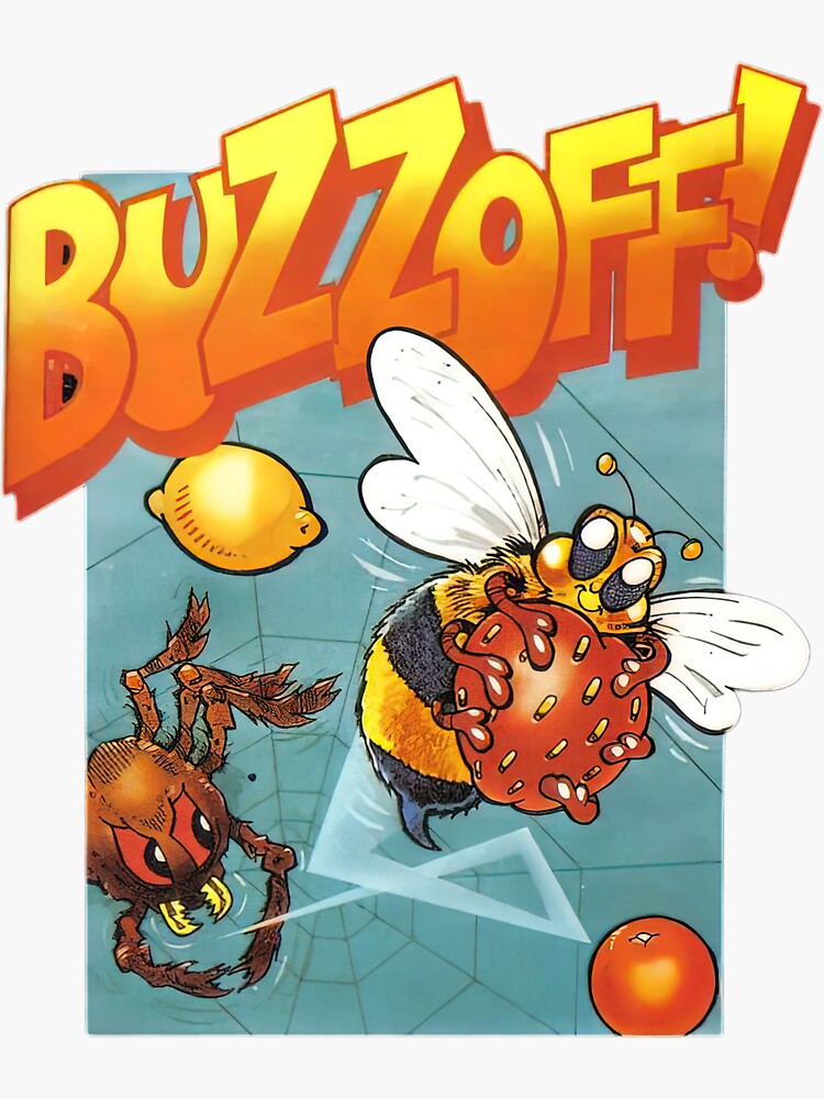 【BUZZページ】 Buzz Off ZX Spectrum Game Cover HD