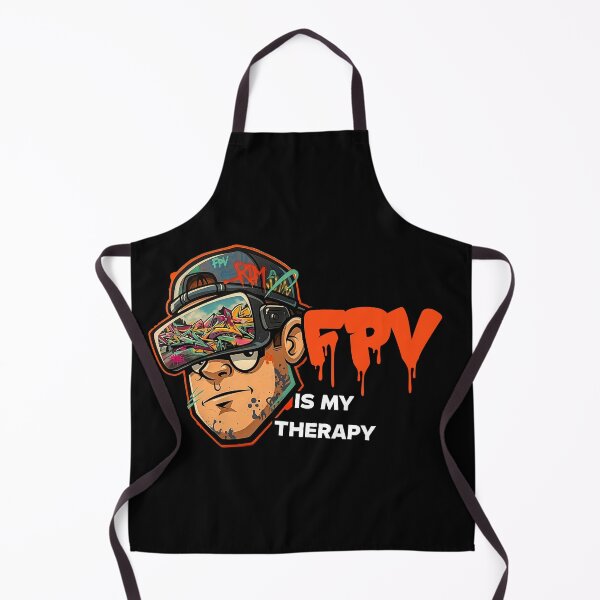 Item preview, FPV Drone Pilot Graffiti Goggles Art – FPV Is My Therapy  designed and sold by Emivare.