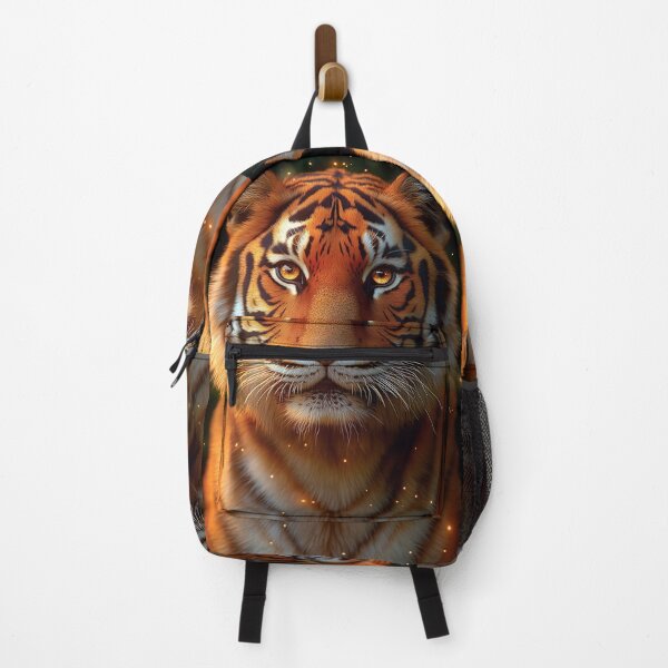 Item preview, Portrait Animal Tiger Regal Gaze Amber Glow Jungle Majesty Roar Mystique designed and sold by juniorcastros.