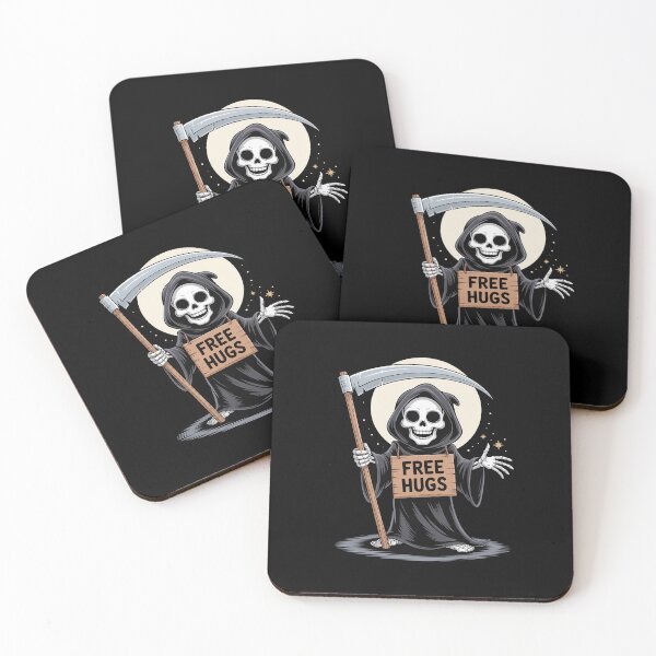Item preview, Free Hugs Grim Reaper Halloween Party Cosplay Lazy designed and sold by WindowStone.