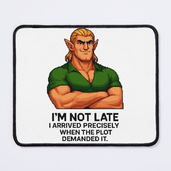 Item preview, Confident Chad Elf Pixel Art designed and sold by MysticMemes.
