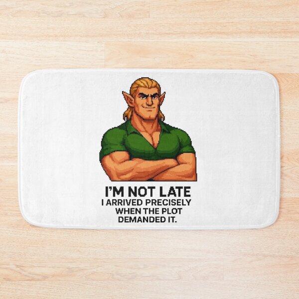 Item preview, Confident Chad Elf Pixel Art designed and sold by MysticMemes.