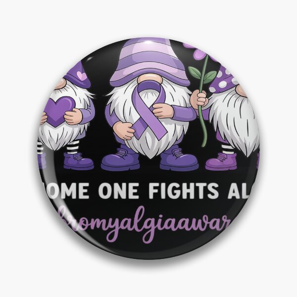 Item preview, Gnome Fibromyalgia Awareness Fibro Ribbon Purple Support designed and sold by heeun.