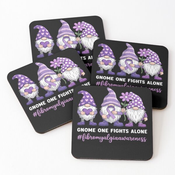 Item preview, Gnome Fibromyalgia Awareness Fibro Ribbon Purple Support designed and sold by heeun.