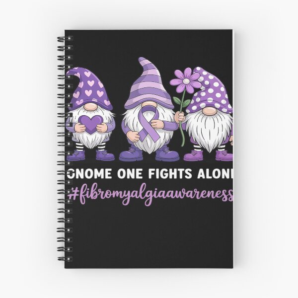 Item preview, Gnome Fibromyalgia Awareness Fibro Ribbon Purple Support designed and sold by heeun.