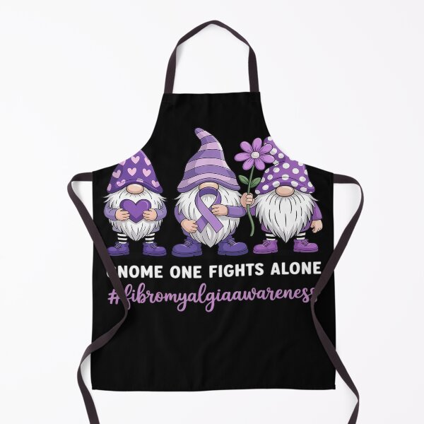 Item preview, Gnome Fibromyalgia Awareness Fibro Ribbon Purple Support designed and sold by heeun.