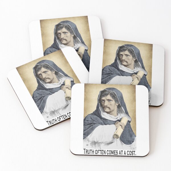 Item preview, Truth Often Comes at a Cost: Giordano Bruno – The Philosopher Martyr of Truth designed and sold by VintageManiac.
