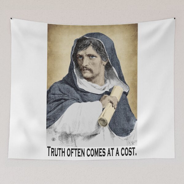 Item preview, Truth Often Comes at a Cost: Giordano Bruno – The Philosopher Martyr of Truth designed and sold by VintageManiac.