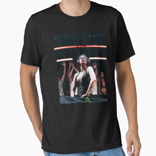 Item preview, Sara Landry Hard Techno DJ Rave Live set designed and sold by TECHNO_SHIRTS.