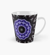 Blue Purple Black kaleidoscope Art 1 Tall Mug