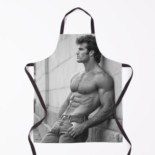 Item preview, Muscular male posing against wall ver. 2 designed and sold by gayishdesign.