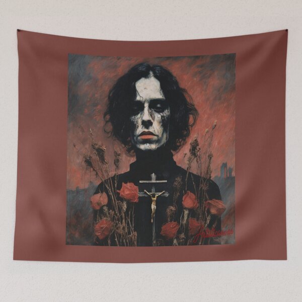 Item preview, "Rozz Williams: Portrait of Gothic Torment" designed and sold by Artisticanvas.