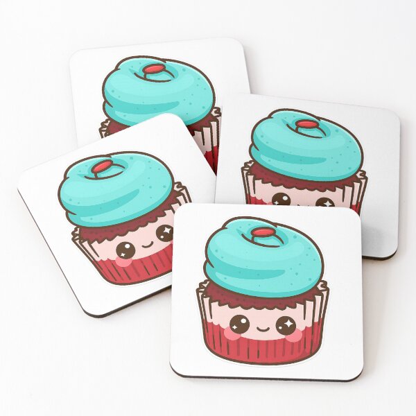 Item preview, Kawaii Cupcake – Sweet Smile Sticker designed and sold by Pacika.