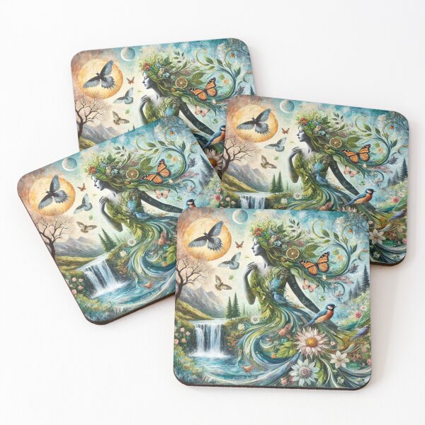 Item preview, The Garden of Celestial Rivers designed and sold by Dream Bloom Gallery.