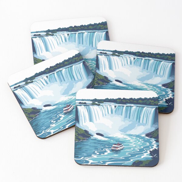 Item preview, Niagara Falls – Majestic Wonder Shared by Two Nations designed and sold by pixelated_echoes.