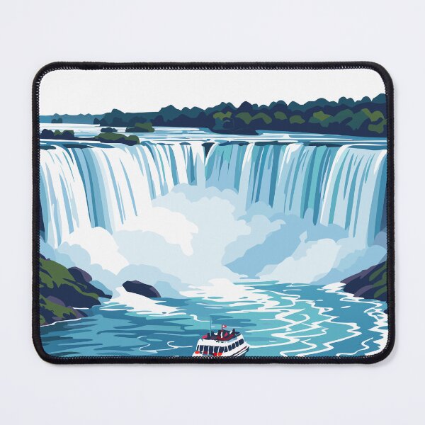 Item preview, Niagara Falls – Majestic Wonder Shared by Two Nations designed and sold by pixelated_echoes.