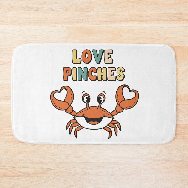 Item preview, Love Pinches Happy Crab Cute Ocean Animal designed and sold by Owcomm.