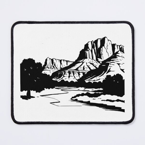 Item preview, Zion National Park Utah Red Rock Canyons Angels Landing designed and sold by inkoutninja.