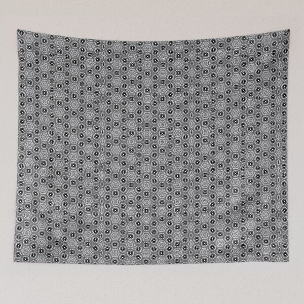 Item preview, Black and white temple mosaic  designed and sold by ritusdesigns.