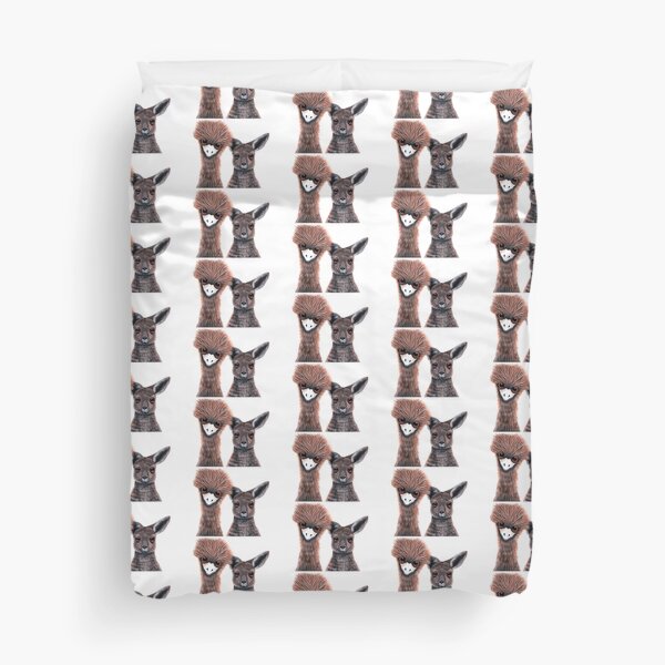 Quirky Aussie Best Mates Duvet Cover
