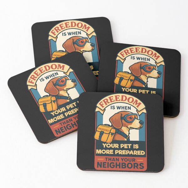 Item preview, Freedom Is When Your Pet Is More Prepared designed and sold by LuminOrb.