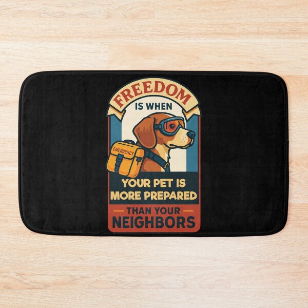 Item preview, Freedom Is When Your Pet Is More Prepared designed and sold by LuminOrb.