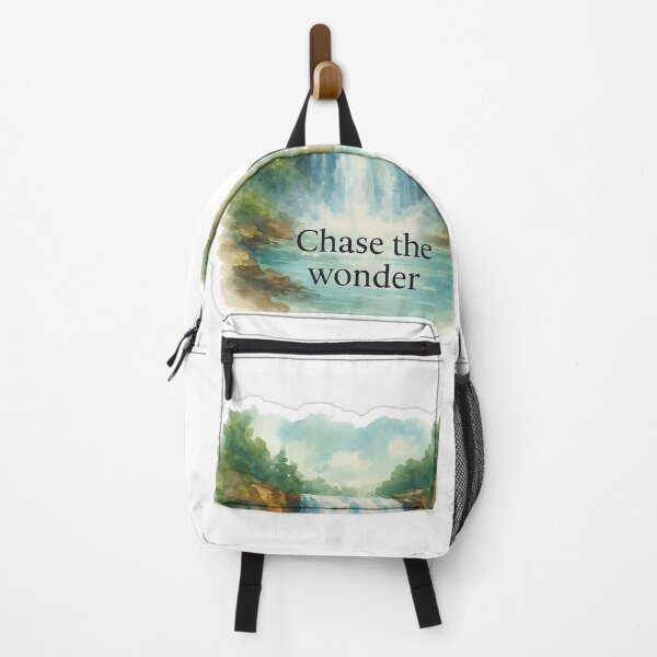Item preview, Chase the Wonder – Waterfall Art in Watercolor Style designed and sold by ReallyArts90.