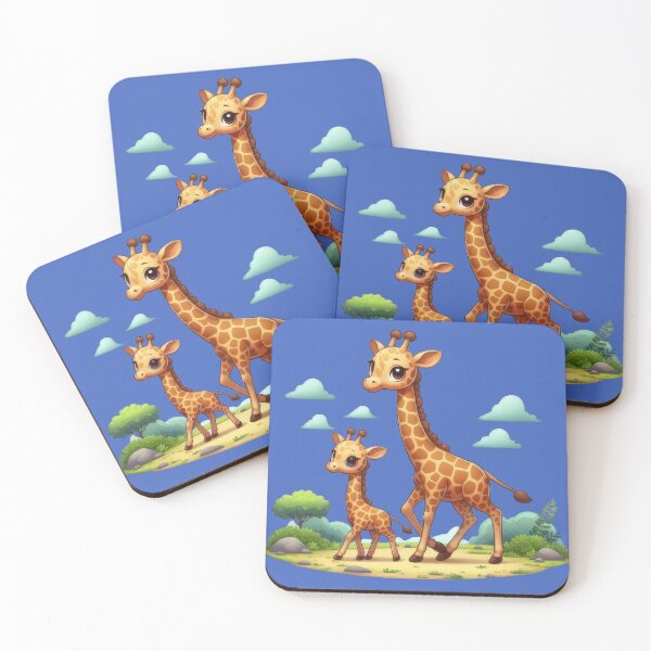 Item preview, Giraffe Stroll: Mama and Me designed and sold by IraBum.