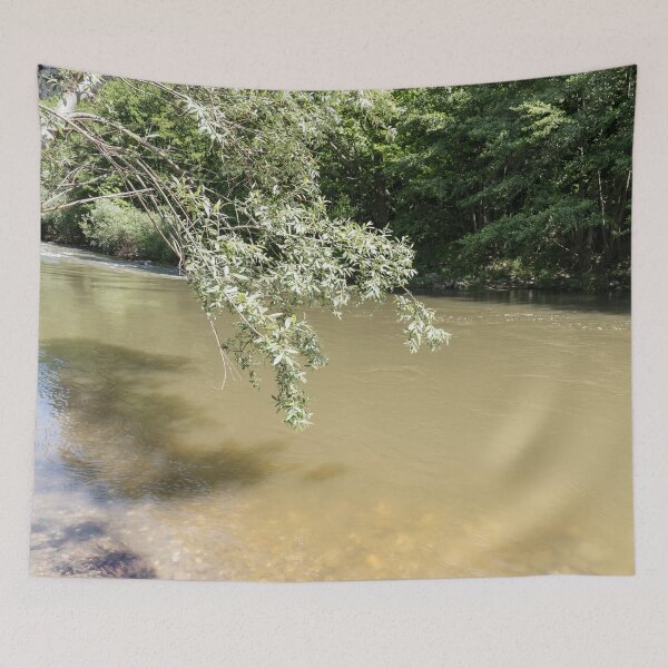 Item preview, Summertime Riverside with Willows designed and sold by Georgia Mizuleva.