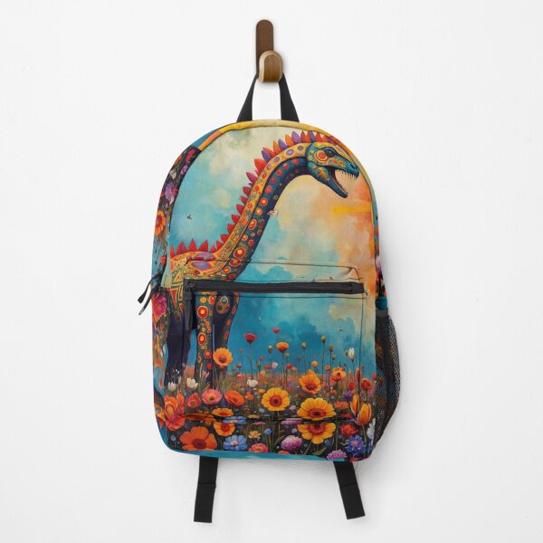 Item preview, Colorful Floral Brachiosaurus designed and sold by M-Y-A-R-T-.