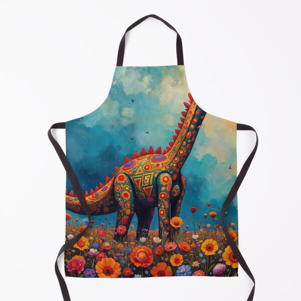 Item preview, Colorful Floral Brachiosaurus designed and sold by M-Y-A-R-T-.