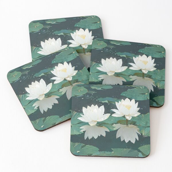 Item preview, White Lotus Flower designed and sold by CoolPixels.