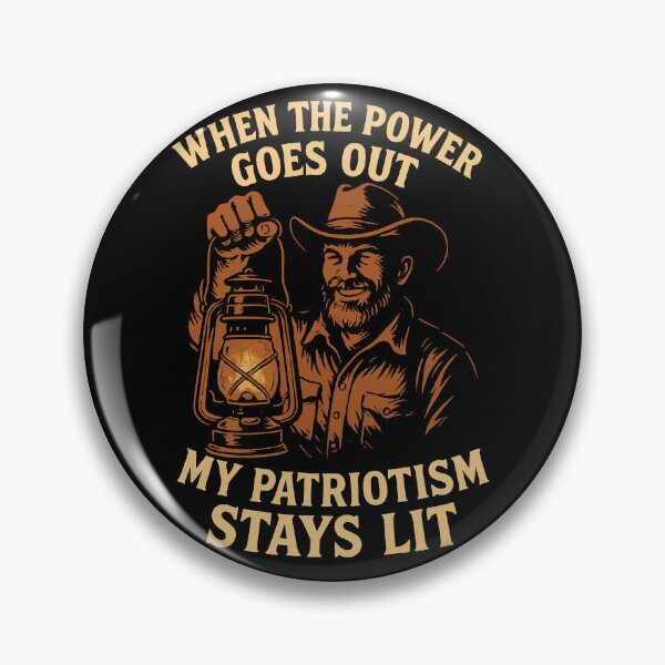 Item preview, When The Power Goes Out My Patriotism Stays Lit designed and sold by LuminOrb.