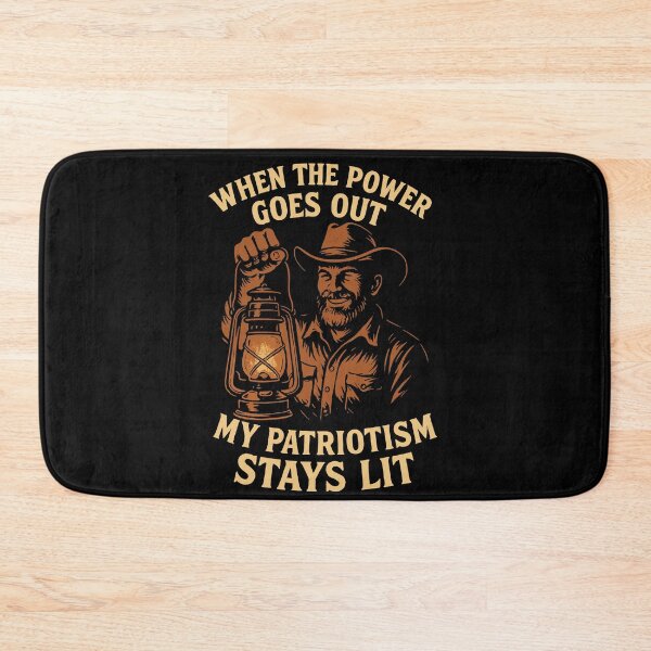 Item preview, When The Power Goes Out My Patriotism Stays Lit designed and sold by LuminOrb.