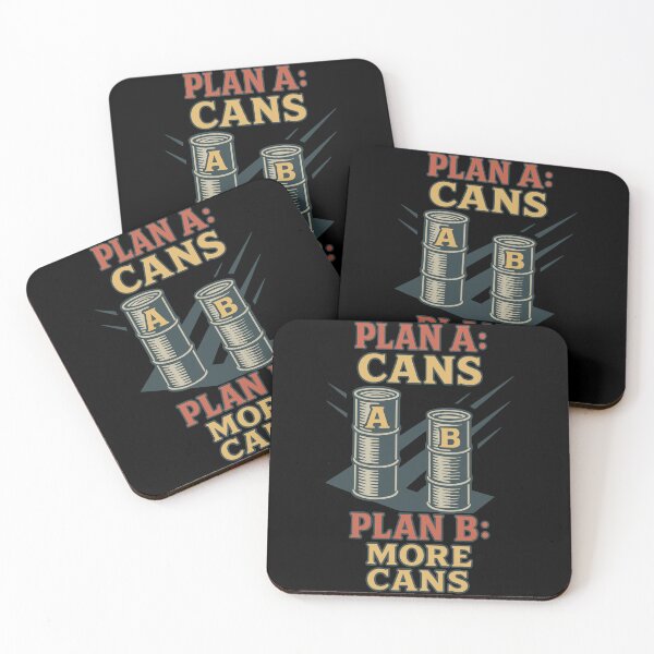 Item preview, Plans for Cans funny Prepper design designed and sold by LuminOrb.