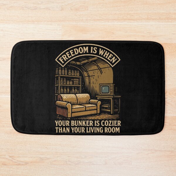 Item preview, Freedom Is When Your Bunker Is Cozier funny designed and sold by LuminOrb.
