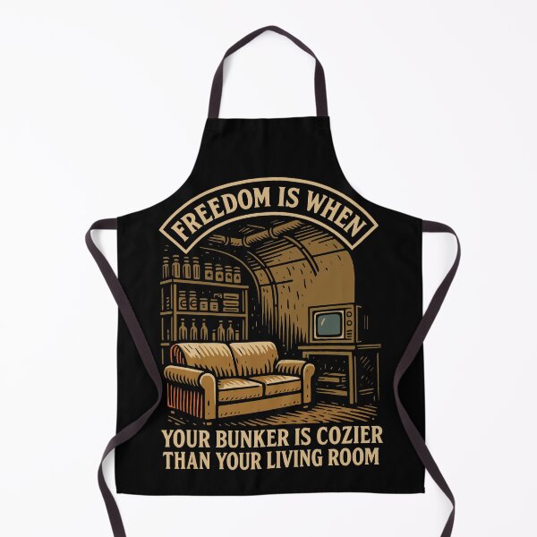Item preview, Freedom Is When Your Bunker Is Cozier funny designed and sold by LuminOrb.