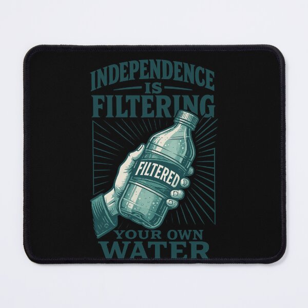 Item preview, Independence Is Filtering Your Own Water prepper designed and sold by LuminOrb.