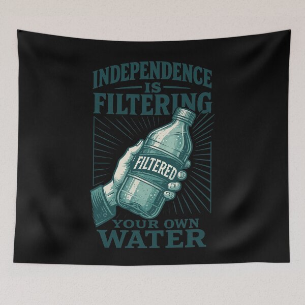 Item preview, Independence Is Filtering Your Own Water prepper designed and sold by LuminOrb.