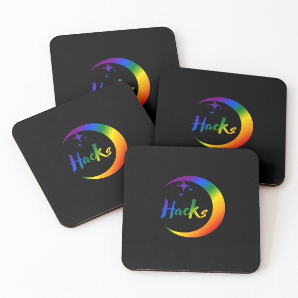 Item preview, Hacks TV Show, Crescent Moon Graphic with stars, Classic pride flag graphic, crescent moon and stars graphic, Hacks tv, funny , LGBTQ+, pride, moon, stars, sky,  designed and sold by PrideBeProud.