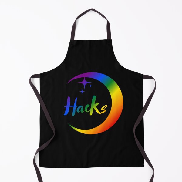 Item preview, Hacks TV Show, Crescent Moon Graphic with stars, Classic pride flag graphic, crescent moon and stars graphic, Hacks tv, funny , LGBTQ+, pride, moon, stars, sky, designed and sold by PrideBeProud.