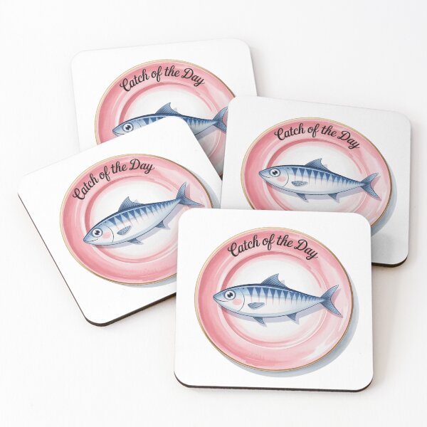 Item preview, Watercolor Sardines in a plate designed and sold by ArtQueen777.