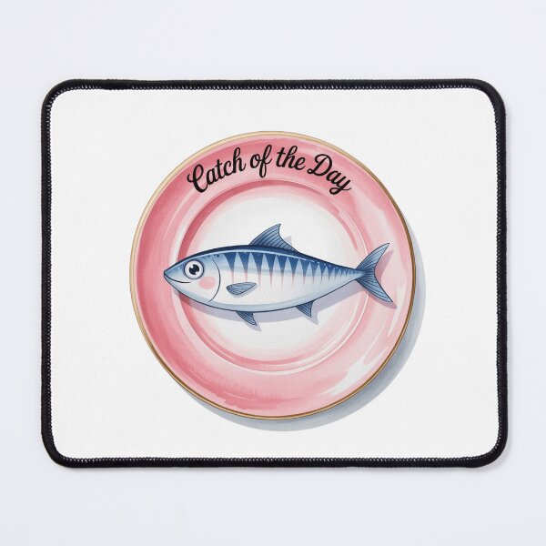Item preview, Watercolor Sardines in a plate designed and sold by ArtQueen777.