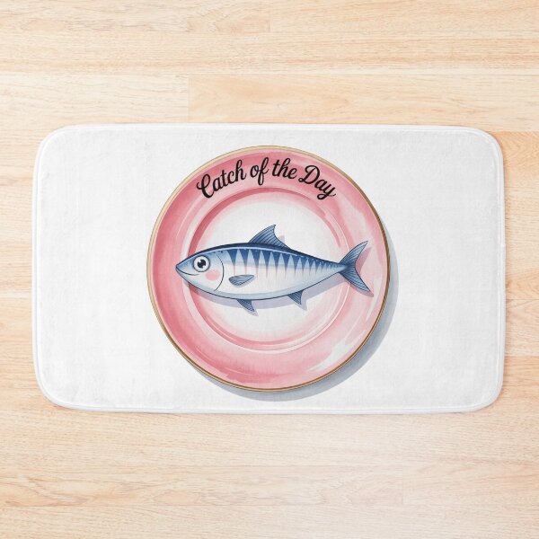 Item preview, Watercolor Sardines in a plate designed and sold by ArtQueen777.