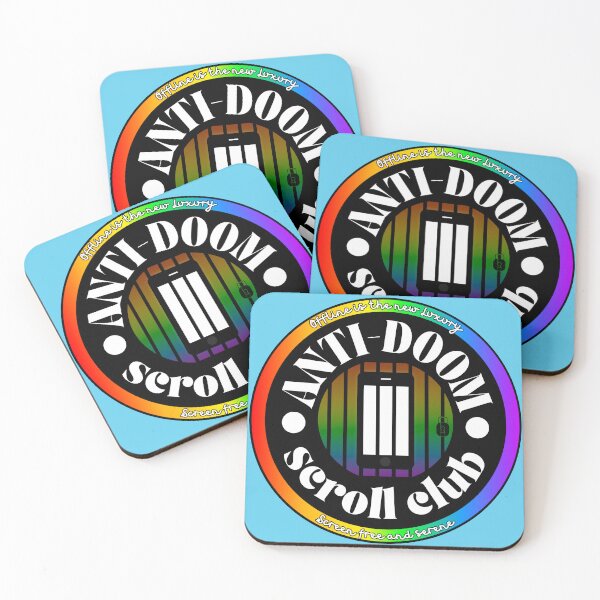 Item preview, Anti-Doom Scroll Club – Screen-Free & Serene designed and sold by Tookiester.
