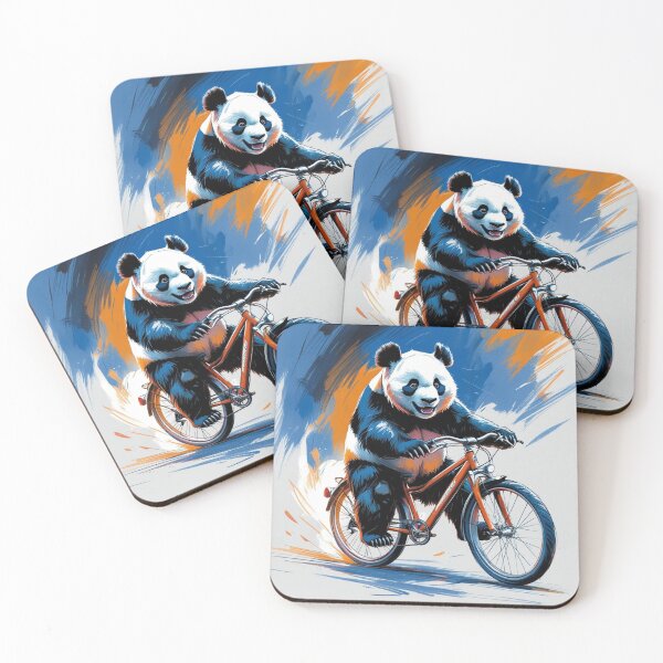 Item preview, Cycling Panda Adventure designed and sold by crabyzero.