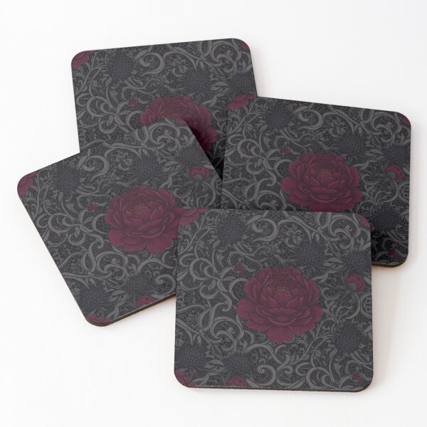 Item preview, Victorian Gothic Dark Floral Seamless Pattern | Elegant Goth Decor designed and sold by Simple_Lines2025.