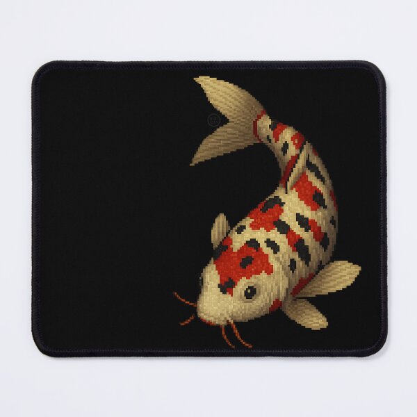 Item preview, Koi Fish - Pixel Art - 8bit graphics 16bit graphics - Retro Fish Art - Sanke KoiFish designed and sold by Kabuji Store.