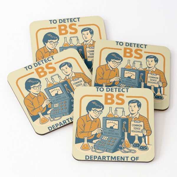 Item preview, BS Detector Machine – Funny Scientific Sarcasm Design designed and sold by authenticwords.