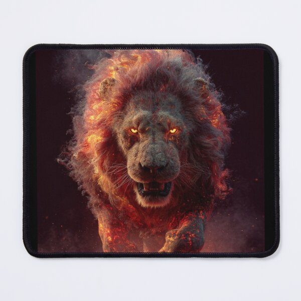 Item preview, The Embodiment of Nature's Wrath - Fire Lion designed and sold by ObsidianDreamer.